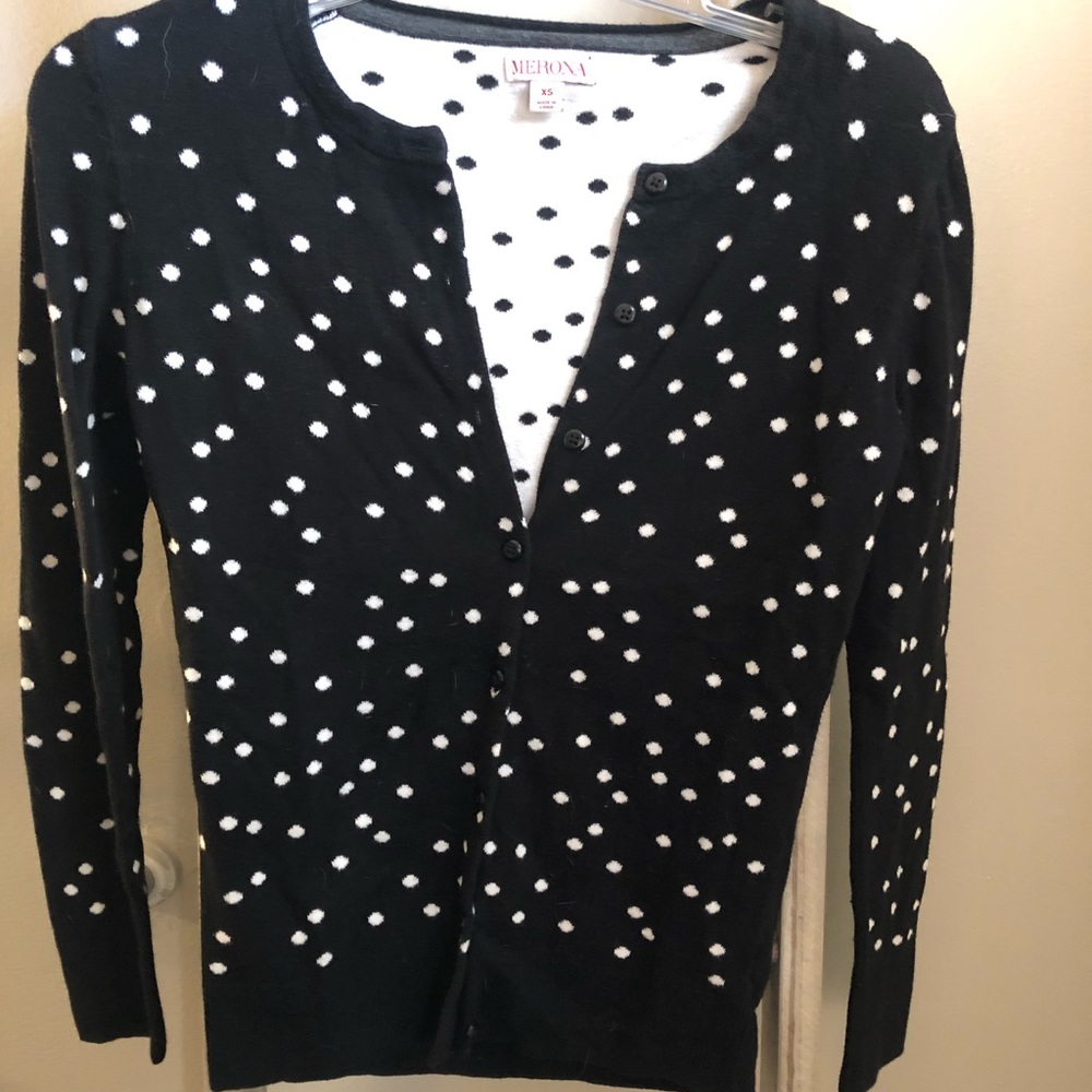 Polka dot cardigan. Target